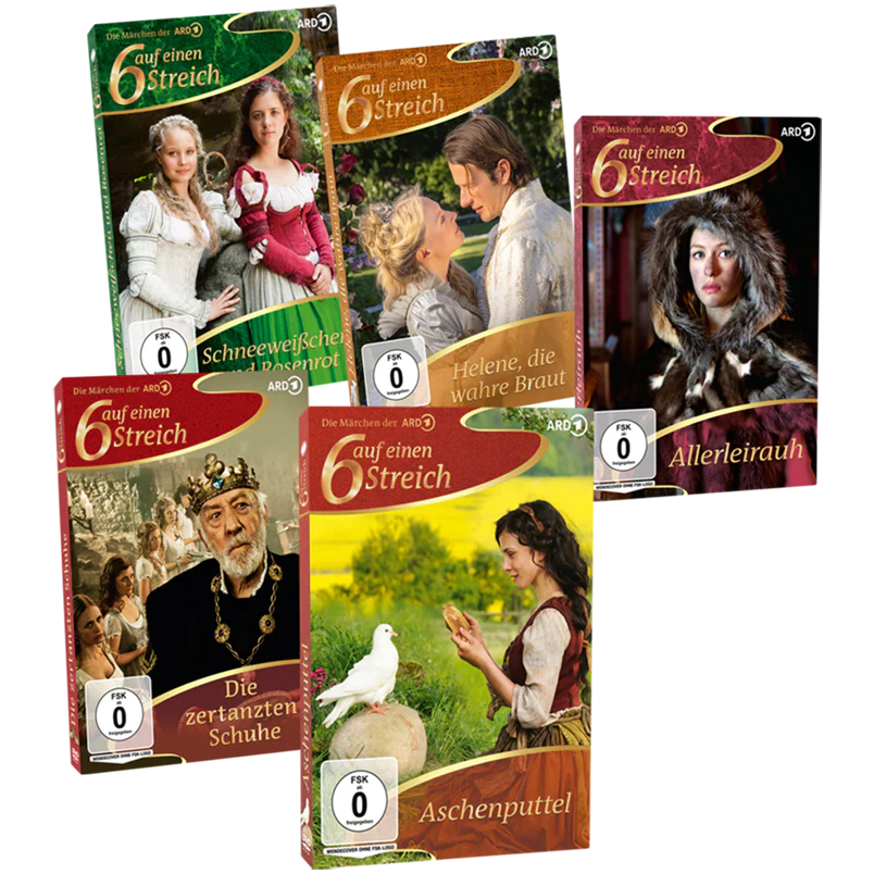 Grimms Märchen: Schneeweißchen und Rosenrot / Aschenputtel ... (5 Filme)