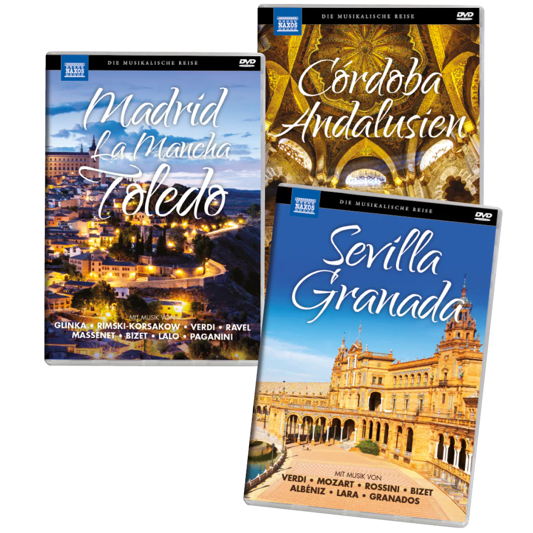Spanien: Eine musikalische Reise (Sevilla, Granada, Cordoba und Andalusien, Madrid, La Mancha und Toledo)